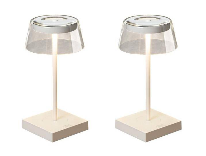 KONSTSMIDE LED Außen-Tischleuchte, USB-Ladefunktion, LED fest integriert, warmweiß, 2er Set Akku kabellos & ohne Strom-anschluss Balkon Beleuchtung H 27cm KONSTSMIDE LED Außen-Tischleuchte, USB-Ladefunktion, LED fest integriert, warmweiß, 2er Set Akku kabellos & ohne Strom-anschluss Balkon Beleuchtung H 27cm von konstsmide