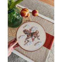 Karussell Stickerei Baby Dekor Stickrahmen| Personalisierte Mädchen Und Jungen Kinder | Erste Mama Geschenk Gender Party Beige Karussell Stickerei Baby Dekor Stickrahmen| Personalisierte Mädchen Und Jungen Kinder | Erste Mama Geschenk Gender Party Beige von kontoorstitch