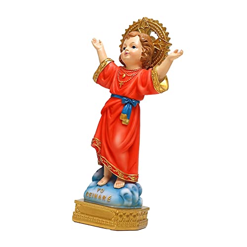 Divino Nino Statue | Kunstharz Divino Nino Jesus Statue, religiöse Dekoration, 20,3 cm große Baby Jesue Figur Statue, Home Religious Decoration Kot-au von kot-au