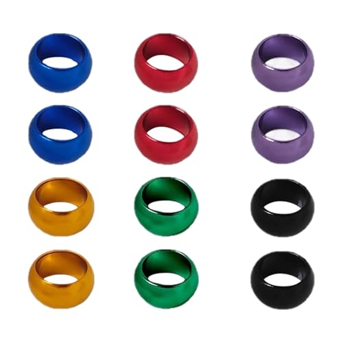 kowaku 12 Stück Taubenbeinringe Aus Aluminium Leicht Und Langlebig Zur Identifikation Und Organisation für Züchter Und Haustierbesitzer, Innendurchmesser 10 kowaku 12 Stück Taubenbeinringe Aus Aluminium Leicht Und Langlebig Zur Identifikation Und Organisation für Züchter Und Haustierbesitzer, Innendurchmesser 10 von kowaku