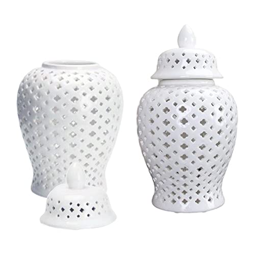 kowaku 2X Traditionelles Keramik Ingwer Vase Porzellan Aufbewahrungsglas Zum Sammeln von kowaku