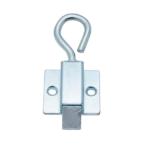 kowaku Automatischer Türriegel, federbelasteter Riegelstift, Außentür, Zylinderriegel, Sicherheitsschloss, Zugring, Riegelschloss für Scheunenschubladen, B von kowaku