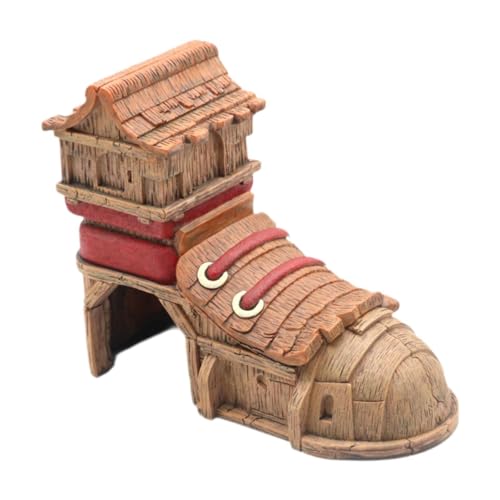 kowaku Bettas Haushöhle Modernes Unterwasserzubehör Harz Schuhhaus Ornament von kowaku