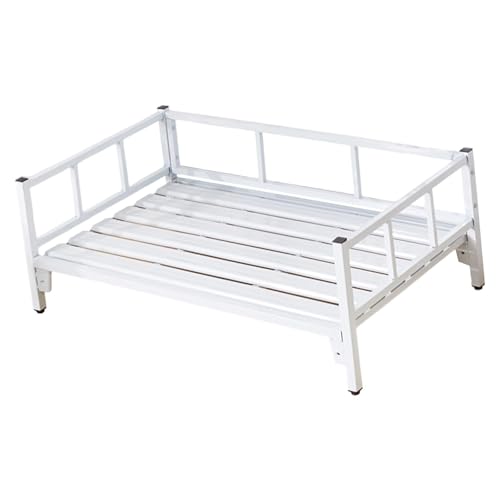 kowaku Erhöhtes Haustierbett, Haustierbedarf, vielseitig, Geschenke für draußen, rutschfeste Füße, Möbel für drinnen, schnell aufzubauen, Zubehör, Weiß kowaku Erhöhtes Haustierbett, Haustierbedarf, vielseitig, Geschenke für draußen, rutschfeste Füße, Möbel für drinnen, schnell aufzubauen, Zubehör, Weiß von kowaku