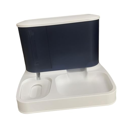 kowaku Futterautomat Trockenfutterspender Wassertränke Futternapf Und Trinknapf Aus PP Material mit Automatischer Futterausgabe für Die Tägliche Versorgung V, Blau kowaku Futterautomat Trockenfutterspender Wassertränke Futternapf Und Trinknapf Aus PP Material mit Automatischer Futterausgabe für Die Tägliche Versorgung V, Blau von kowaku