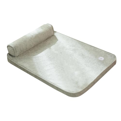 kowaku Hundebett mit Wasserdichter Und Abwaschbarer Polsterung für Kleine Und Mittelgroße Hunde mit Entfernbarem Bezug Und Rutschfester Unterseite für Zuhau, Grau kowaku Hundebett mit Wasserdichter Und Abwaschbarer Polsterung für Kleine Und Mittelgroße Hunde mit Entfernbarem Bezug Und Rutschfester Unterseite für Zuhau, Grau von kowaku