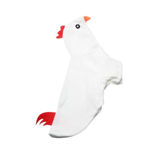 kowaku Hundekostüm Als Hühnchen Lustige Tierverkleidung Festliche Kleidung Cosplay Kapuzenpullover Aus Weichem Polyester für Halloween Partys Und Geburtstag, S kowaku Hundekostüm Als Hühnchen Lustige Tierverkleidung Festliche Kleidung Cosplay Kapuzenpullover Aus Weichem Polyester für Halloween Partys Und Geburtstag, S von kowaku