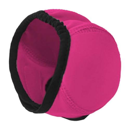 kowaku Hundeohrabdeckung Schalldichte Muffs Badekappe Ohrwickel für Hunde Tier Heimtierbedarf Aufwachen, L Rose Red von kowaku