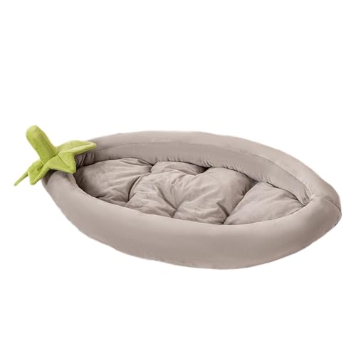 kowaku Katzenbett Hundebett Haustier Nestbett mit Flauschigem Fleece Und Weichem Schwamm für Gemütlichen Schlaf rutschfest Und Waschbar für Katzen Und, L von kowaku