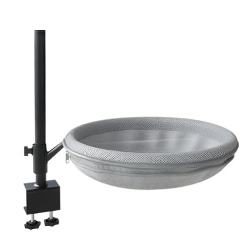 kowaku Katzenbett Schreibtisch Katzen Hängematte Erhöhtes Haustiernest Katzenmöbel Stabiler Ruheplatz Aus Metall mit Klemmhalterung 360° Drehbar Und Höhenver, Netzstoff Und Plüsch kowaku Katzenbett Schreibtisch Katzen Hängematte Erhöhtes Haustiernest Katzenmöbel Stabiler Ruheplatz Aus Metall mit Klemmhalterung 360° Drehbar Und Höhenver, Netzstoff Und Plüsch von kowaku