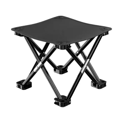 kowaku Klapper Campinghocker Mini Faltbarer Stuhl kompakt mit Seitenpocket Lieling Fußruhe für Park Patio Picknick Wanderstrand, Schwarz, 33cmx33cmx32cm kowaku Klapper Campinghocker Mini Faltbarer Stuhl kompakt mit Seitenpocket Lieling Fußruhe für Park Patio Picknick Wanderstrand, Schwarz, 33cmx33cmx32cm von kowaku