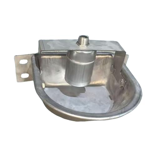 kowaku Livestock Wassertränke Edelstahl Automatische Trinkschale Tränke Wasserspender Vielseitig für Pferde Schafe Hunde für Bauernhof Tierpflege von kowaku