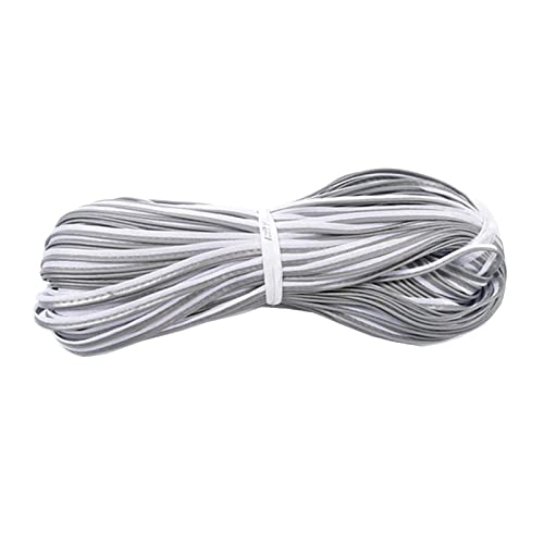 kowaku Reflektierende Silber Piping Material, Gewebe Streifen 100meter Braid schneidern auf für DIY Kleidung, hüte und Handtaschen Reflektierende Paspeln für von kowaku