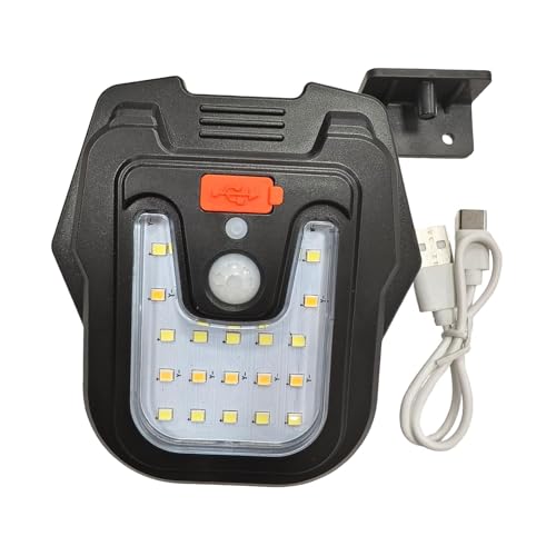 kowaku Solarleuchte Außenwandleuchte Zaunlampe Terrassenleuchte Gartenleuchte Wasserdicht mit 3 Und Klemmmontage für Terrasse Und Hinterhof, Warmes Und Weißes Licht von kowaku