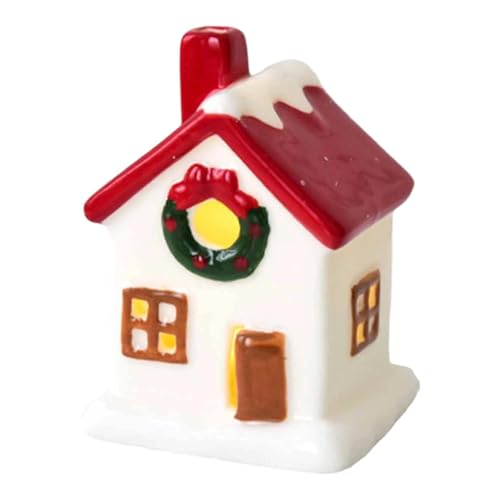 kowaku Weihnachtsdorfhaus aus, Weihnachtsgebäude, Heimdekoration, Figur, beleuchtetes Haus für Winter, Schlafzimmer, Bücherregal, Innenbereich, Style A kowaku Weihnachtsdorfhaus aus, Weihnachtsgebäude, Heimdekoration, Figur, beleuchtetes Haus für Winter, Schlafzimmer, Bücherregal, Innenbereich, Style A von kowaku