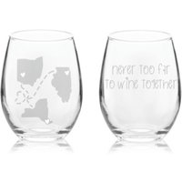Gravierte Nie Zu Weit, Um Zusammen Stemless Weinglas Weinen Gravierte Nie Zu Weit, Um Zusammen Stemless Weinglas Weinen von kppliving