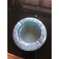 Aschenbecher Kunstharz Blaugrün von krEVAtiv