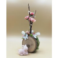 Ostergesteck Osterdekoration Frühlingsdekoration Tischgesteck Mit Hase/Natur - Und Kunstmaterialien Ostergeschenk Wandelbar Ostergesteck Osterdekoration Frühlingsdekoration Tischgesteck Mit Hase/Natur - Und Kunstmaterialien Ostergeschenk Wandelbar von kraenzelei