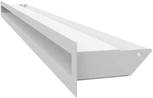KRATKI Lüftungsgitter Luft | Warmluftgitter 6 x 100 cm | Weiß | Abluftgitter für Kamin Belüftung | Lufteinlass in einem Winkel von 45 Grad | überhitzungbeständig | Ideal für Moderne Innenräumen KRATKI Lüftungsgitter Luft | Warmluftgitter 6 x 100 cm | Weiß | Abluftgitter für Kamin Belüftung | Lufteinlass in einem Winkel von 45 Grad | überhitzungbeständig | Ideal für Moderne Innenräumen von kratki