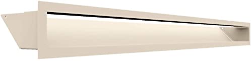 KRATKI Lüftungsgitter Luft | Warmluftgitter 9 x 100 cm | Creme | Abluftgitter für Kamin Belüftung | Lufteinlass in einem Winkel von 45 Grad | überhitzungbeständig | Ideal für Moderne Innenräumen KRATKI Lüftungsgitter Luft | Warmluftgitter 9 x 100 cm | Creme | Abluftgitter für Kamin Belüftung | Lufteinlass in einem Winkel von 45 Grad | überhitzungbeständig | Ideal für Moderne Innenräumen von kratki