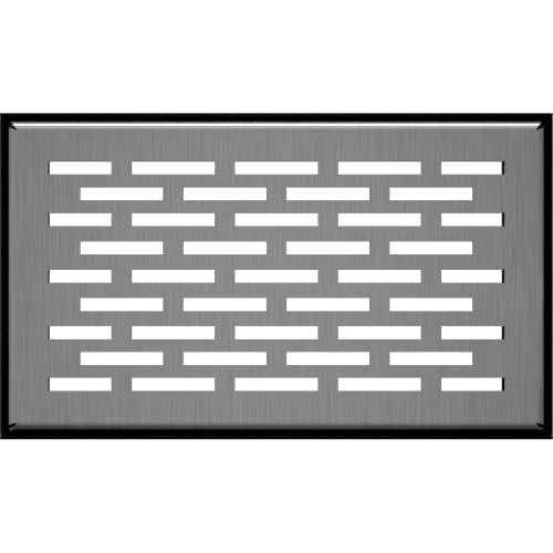 Kratki Bodenlüfter Abdeckgitter für Lüftungssysteme Pulverbeschichteter INOX Stahl Leichtgewicht 8,6x15,2x4,5 cm Einlass Poliert Kratki Bodenlüfter Abdeckgitter für Lüftungssysteme Pulverbeschichteter INOX Stahl Leichtgewicht 8,6x15,2x4,5 cm Einlass Poliert von kratki