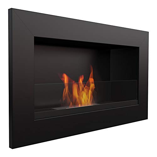 Kratki Organic Fireplace Golf + Glass Black Golf/Czarny/TUV/Przeszklenie von kratki