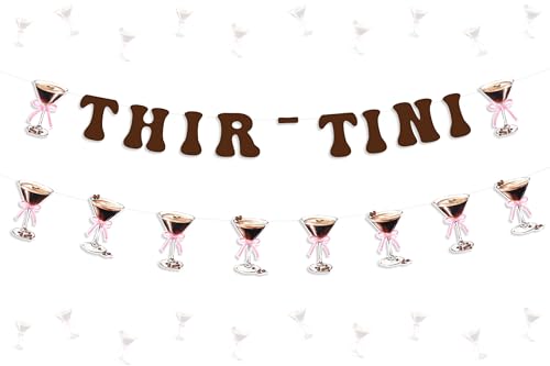 kreat4joy Espresso Martini 30th Birthday Decoration for Her Thirtini Banner Espresso Martini Theme Garland for A Tiny Bit Older Cocktail Weenies and Tinies 30th Thirty Birthday Party Decoration kreat4joy Espresso Martini 30th Birthday Decoration for Her Thirtini Banner Espresso Martini Theme Garland for A Tiny Bit Older Cocktail Weenies and Tinies 30th Thirty Birthday Party Decoration von kreat4joy