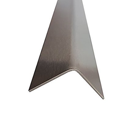 Edelstahl Eckenschutz 1500mm 70x25 mm K240 geschliffen V2A 0,8mm stark, L-Eckleiste Winkeleck,kreativ bauen 150cm Eckschutzschiene dekorative Winkelleiste Schenkel 7x2,5 cm von kreativ bauen