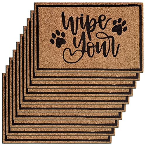 10er Set 60 x 40 cm Motiv Fußmatte Türvorleger Fußabtreter Schmutzfangmatte für Haustür Wipe Your Kokosmatte 10er Set 60 x 40 cm Motiv Fußmatte Türvorleger Fußabtreter Schmutzfangmatte für Haustür Wipe Your Kokosmatte von kreatives Wohnen