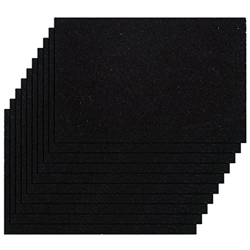 10er Set Türvorleger Schmutzfangmatte Fußmatte Fußabtreter einfarbig für Haustür 3 Farben 40 x 60 cm schwarz Kokosmatte von kreatives Wohnen
