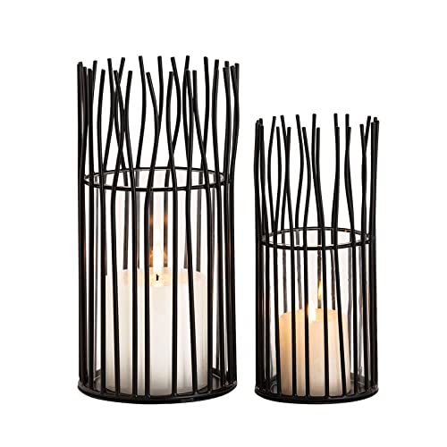 Kerzenhalter Set 2-teilig Teelichthalter Windlicht Loft schwarz o. Silber Kerzenständer Windlichter - schwarz matt Kerzenhalter Set 2-teilig Teelichthalter Windlicht Loft schwarz o. Silber Kerzenständer Windlichter - schwarz matt von kreatives Wohnen