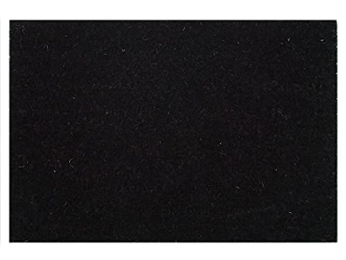 kreatives Wohnen Kokosmatte Schmutzfangmatte Fußmatte Fußabtreter einfarbig für Haustür 3 Farben 40 x 60 cm schwarz Türvorleger von kreatives Wohnen