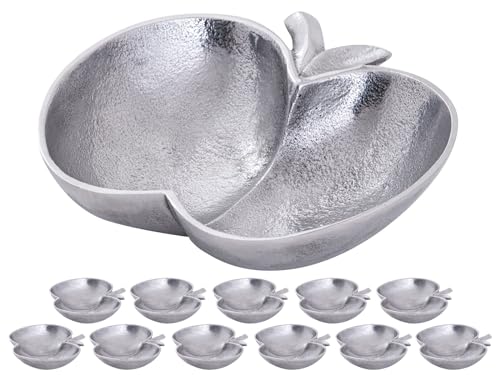 kreatives Wohnen Apfel Schale Dekoschale Masterbox 12-teilig Apple gold o. silber Aluminium silber kreatives Wohnen Apfel Schale Dekoschale Masterbox 12-teilig Apple gold o. silber Aluminium silber von kreatives Wohnen