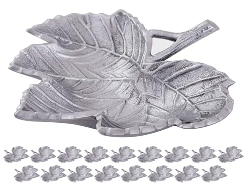 kreatives Wohnen Dekoschale Blatt Masterbox 18-teilig Schale Aluminium Leaf gold o. silber Blattschale silber kreatives Wohnen Dekoschale Blatt Masterbox 18-teilig Schale Aluminium Leaf gold o. silber Blattschale silber von kreatives Wohnen