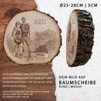 Baumscheibe Ø25-28cm Mit Fotogravur 5cm Massiv | Hochzeit Geburtstag Taufe Bildgravur Bild Auf Holz Gravur Personalisiert Baumscheibe Ø25-28cm Mit Fotogravur 5cm Massiv | Hochzeit Geburtstag Taufe Bildgravur Bild Auf Holz Gravur Personalisiert von kreativmiller