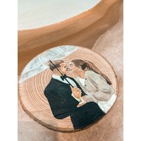 Portrait, Familie, Personalized, Geschenk, Gift, Wood, Handmade, Holz, Handgemacht, Celebration, Aesthetic, Moments, Acrylic, Erinnerung, Bild von kritzelwerk