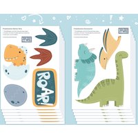 12 Prickelbilder Dinosaurier, Prickel Vorlagen Set Für Kinder Ab 5 Jahren, Prickeln Bastelbogen, Dino 12 Prickelbilder Dinosaurier, Prickel Vorlagen Set Für Kinder Ab 5 Jahren, Prickeln Bastelbogen, Dino von kruemelwolke