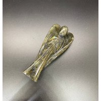 Labradorit Stein Engel Figur/Schutzengel Heilsteine Handgemachter Edelstein Home Dekor 121 Gms von krystalmartusa