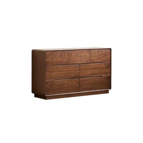 Küchenvorratsschrank 140x40x80cm Eingangsbereich-Aufbewahrungstisch aus massivem Walnussholz, einfaches Wohnzimmer-Schubladenmöbel, geeignet for Hotels und Restaurants Buffetschrank Mit Stauraum von ksjdieunf
