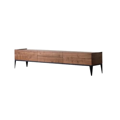 ksjdieunf Kabinett 200x40x45cm Walnuss-Entertainment-Center, moderner Wohnzimmer-Aufbewahrungstisch aus Massivholz, Aufbewahrungsmöbel for Zuhause Moderner TV-Schrank von ksjdieunf