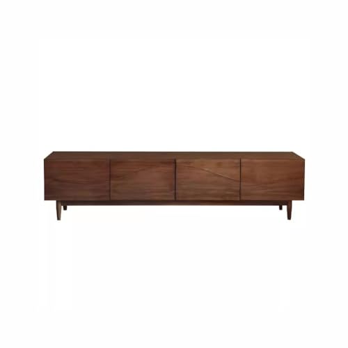 ksjdieunf Kabinett Nordic Massivholz TV Bett Und Frühstück Einfache Schrank Kleine Wohnung Hause Wohnzimmer Boden Moderner TV-Schrank(200X45X54CM) von ksjdieunf