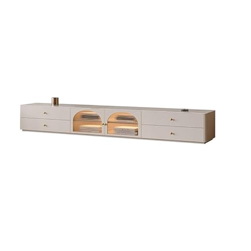ksjdieunf Kabinett Rock-Slab-TV-Schrank for Wohnzimmer, Zuhause, moderner, Heller, luxuriöser TV-Aufbewahrungsschrank Moderner TV-Schrank(140x40x32.5cm) von ksjdieunf