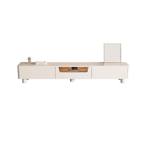 ksjdieunf Kabinett Weißer Fernseher, einfaches Wohnzimmer, Zuhause, kleine Wohnung, Heller Luxus-TV-Schrank Moderner TV-Schrank(160x30x46cm) von ksjdieunf