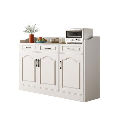 ksjdieunf Küchenvorratsschrank Esszimmer Sideboard Küchenaufbewahrungsschrank Schubladenaufbewahrungsschrank Wohnzimmer Teeschrank mit Tür Weinschrank Buffetschrank Mit Stauraum von ksjdieunf