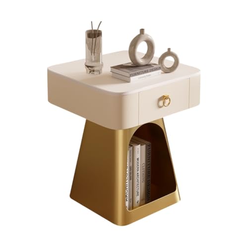 ksjdieunf Schlafzimmermöbel Einfacher Moderner Kleiner Nachttisch for Zuhause, Schlafzimmer, Quadratischer, Sofa, Beistelltisch Beistelltische Schlafzimmer(02) von ksjdieunf