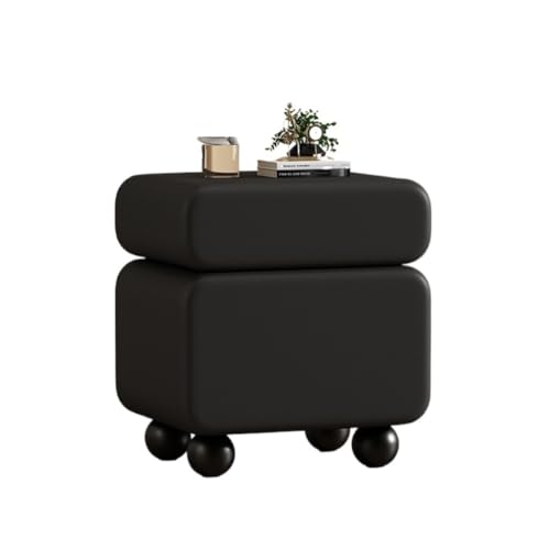 ksjdieunf Schlafzimmermöbel Kreativer Nachttisch Aus Massivem Holz, Einfacher Moderner, Aufbewahrungsschrank Beistelltische Schlafzimmer(02) von ksjdieunf