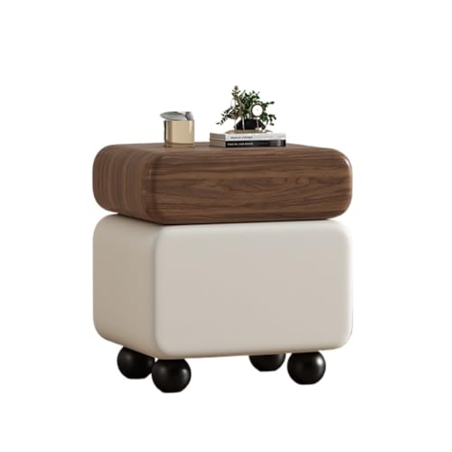 ksjdieunf Schlafzimmermöbel Kreativer Nachttisch Aus Massivem Holz, Einfacher Moderner, Aufbewahrungsschrank Beistelltische Schlafzimmer(04) von ksjdieunf