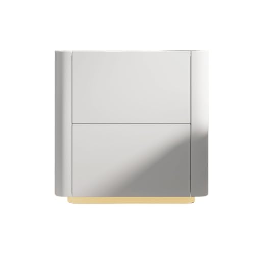ksjdieunf Schlafzimmermöbel Minimalistischer Nachttisch Aus Massivem Holz, Bemalt, Schlichtes, Modernes Schlafzimmerhaus Beistelltische Schlafzimmer(02) von ksjdieunf