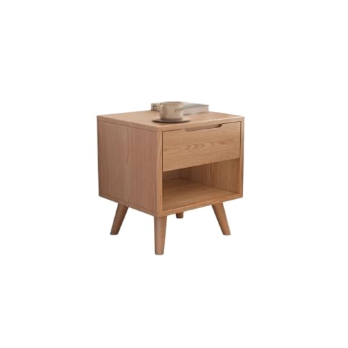 ksjdieunf Schlafzimmermöbel Nachttisch Aus Massivem Holz, Einfacher Moderner Schlafzimmer-Aufbewahrungsschrank, Kleiner for Den Haushalt, Aufbewahrungsschrank Beistelltische Schlafzimmer von ksjdieunf