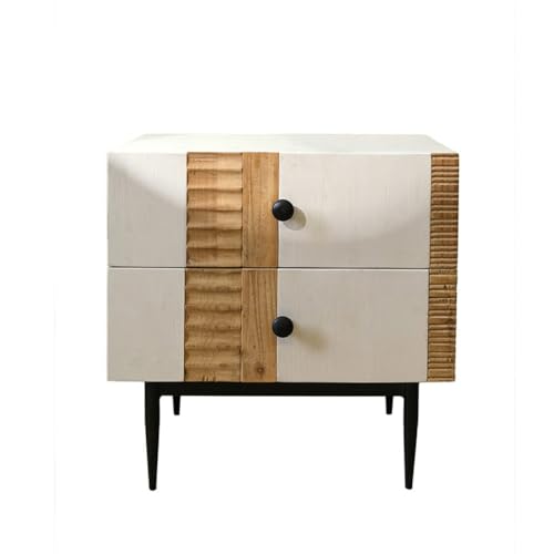 ksjdieunf Schlafzimmermöbel Nachttisch im nordischen Stil, Kleiner Sofa-Beistelltisch for Wohnungen, quadratischer Schrank, Lagerschrank for Schlafzimmer Beistelltische Schlafzimmer von ksjdieunf